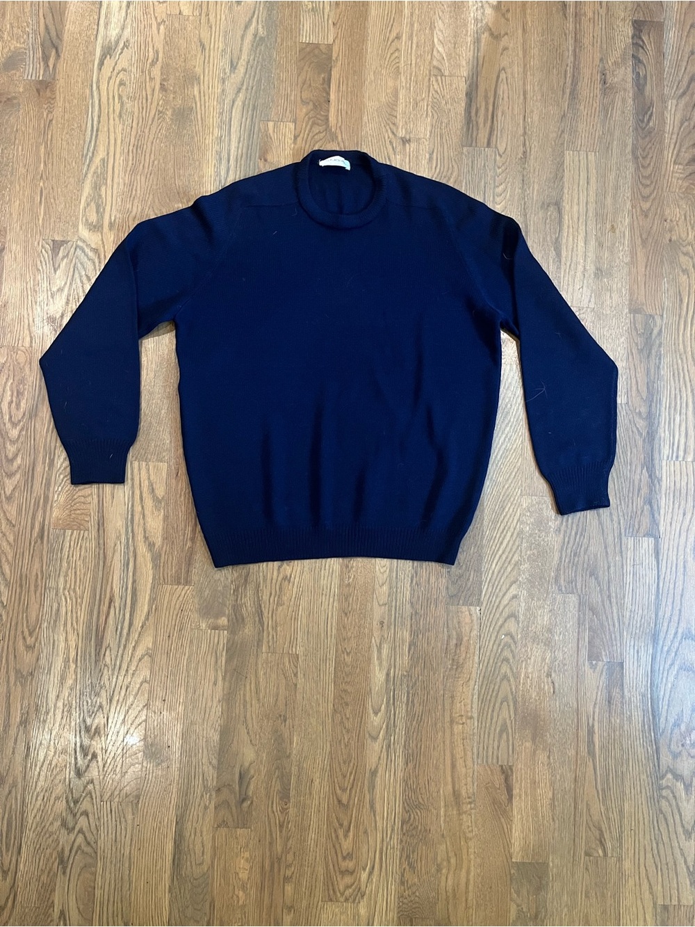 St John Classic Crewneck Sweater Navy